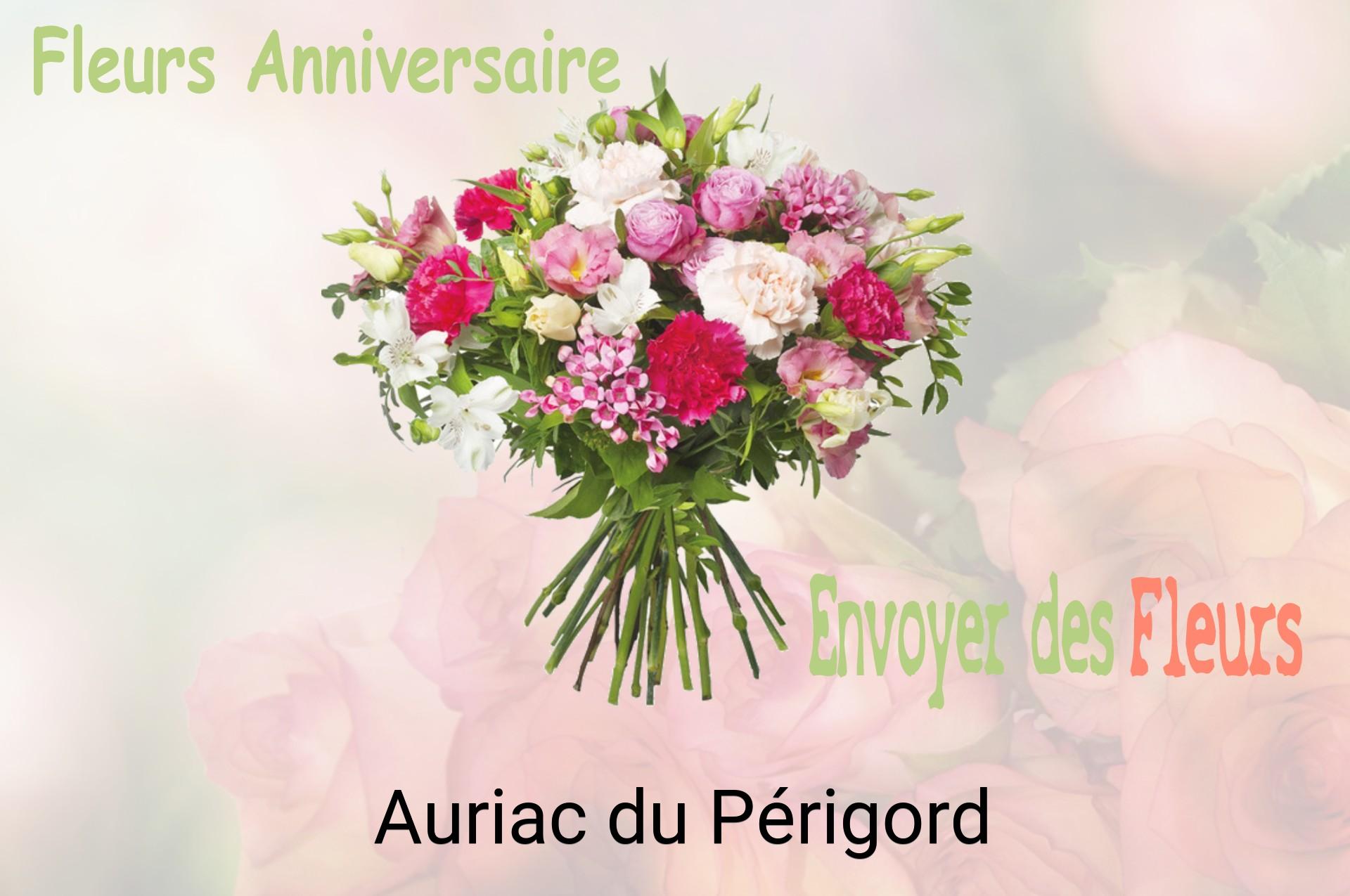 Bouquet de fleurs d’anniversaire livré à Auriac-du-Périgord